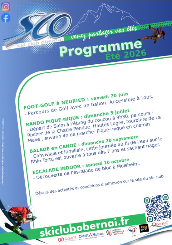 programme été 2026